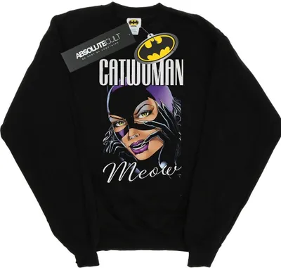 Produktbild von DC Comics - "Feline Fatale" Sweatshirt für Damen BI9003 (L) (Schwarz)