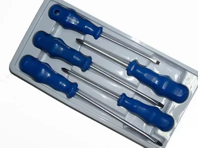 Obrázok produktu pre Sada krížových a plochých skrutkovačov 5ks 00666