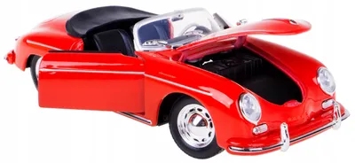 Produktbild von Welly PORSCHE 356A Modellauto rot 1:24