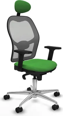 Produktbild von Bürostuhl mit Kopfstütze Piqueras y Crespo 2D086N1 grün