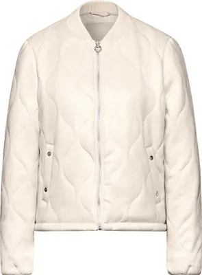 Produktbild von Street One Padded Velours Jkt w. Quilting smooth sand beige 44
