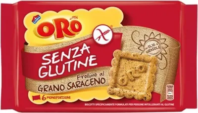 Produktbild von 3x Oro Saiwa grano saraceno senza glutine kekse Buchweizen Glutenfrei 240g kuchen
