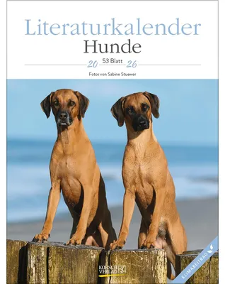 Produktbild von Literaturkalender Hunde 2026
