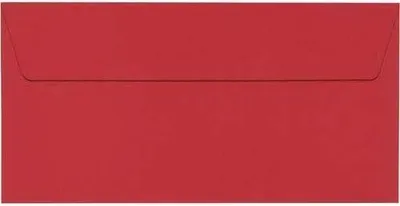 Produktbild von Clairefontaine Pollen Umschläge DIN-Lang Kirschrot 120g/m² 20 Stück