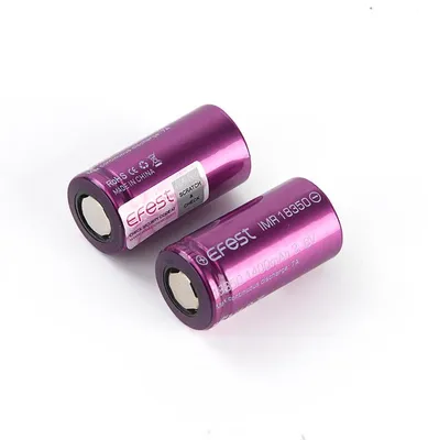 Produktbild von Efest IMR18350 - 1400mAh 3,6V - 3,7V Li-Ion-Akku max. 7A (14A) (Pluspol flach)