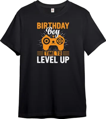 Produktbild von PAULGOS Kinder T-Shirt, Geburtstag Level up