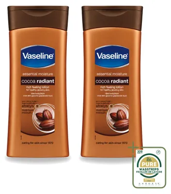 Produktbild von 2 x Vaseline Cocoa Bodylotion - 400 ml - Vorratspackung - 2 Stücke