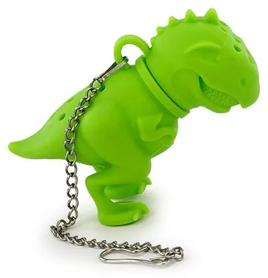 Immagine prodotto di Infusore Tè T-Rex in Silicone Verde