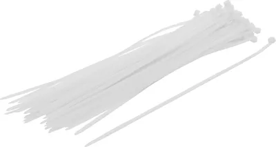 Image de Assortiment de colliers de serrage | blanc | 4,8 x 300 mm | 50 pcs.