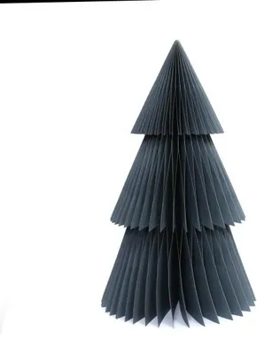 Only Natural – Wabenpapier-Weihnachtsbaum – Grün – 45 cm – Ansicht 1