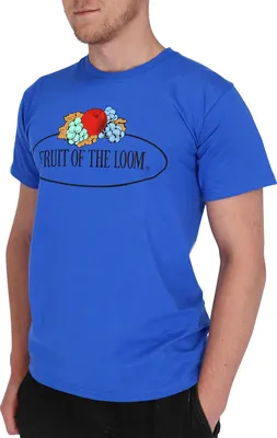 Produktbild von Fruit of the Loom T-Shirt mit Vintage Logo Farbe: royal Größe: XL