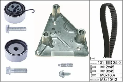 Produktbild von INA 530 0492 10 Zahnriemensatz für OPEL Corsa C Schrägheck (X01)