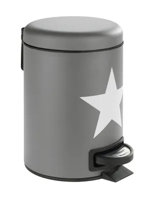 Obrázek produktu pro Kosmetický šlapací koš Stella, šedý