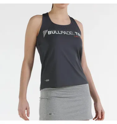 Image de Bullpadel, t-shirt pour femmes, modèle Hopper, couleur gris