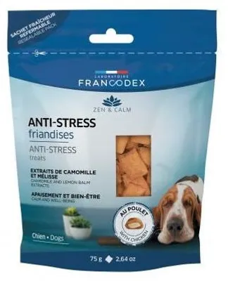 Produktbild von Francodex Anti-Stress Leckereien, 75 g, für Hunde und Welpen