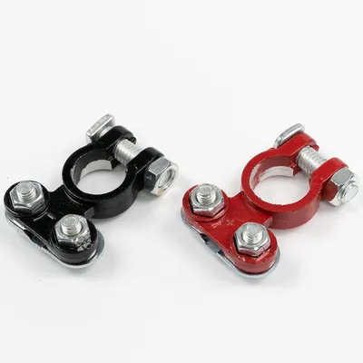 Produktbild von Set mit 2 Aluminium-Batterieklemmen