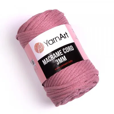 Obrázek produktu pro Yarn Art Macrame Cord 3 mm 85 m 792 Purple Šňůra