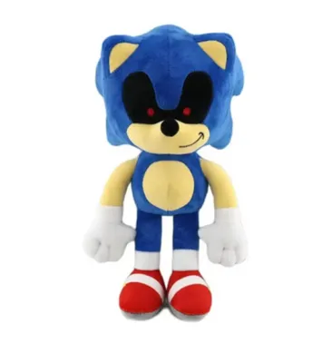 Produktbild von Sonic Exe Sonic Plüschtier 30 cm – Kuschelfigur Sonic, Tails, Knuckles, Shadow & Amy – Geschenk für Kinder & Fans