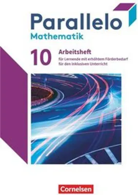 Produktbild von Parallelo 10. Schuljahr - Zu allen Ausgaben - Arbeitsheft mit Lösungen - Für Lernende mit erhöhtem Förderbedarf für den inklusiven Unterricht