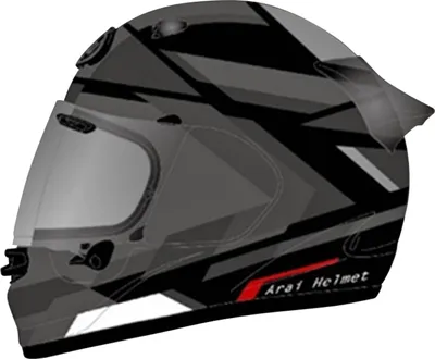 Produktbild von Arai Quantic Mosaic Helm, schwarz/grau, L (59/60)
