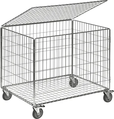 Produktbild von Ballwagen Standard mit Deckel, 392 L, fahrbar