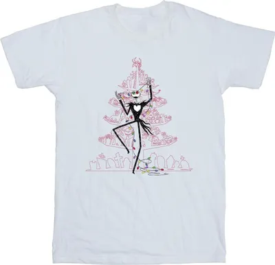 Produktbild von Disney - "The Nightmare Before Christmas" T-Shirt für Herren BI51527 (S) (Weiß)