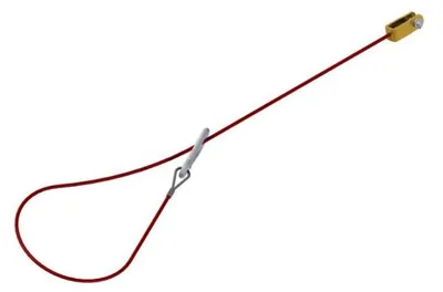 Produktbild von KNOTT Abreißseil 1055 mm Sicherheitsseil mit Karabinerhaken für Anhänger