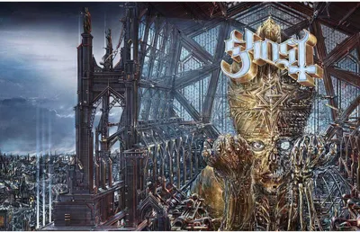 Immagine prodotto di Ghost - Poster "Impera", tessuto RO5147 (taglia unica) (blu/oro)