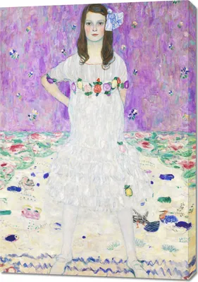 Image de Tableau 70 x 100 cm Mäda Primavesi, Gustav Klimt Vintage pour le salon