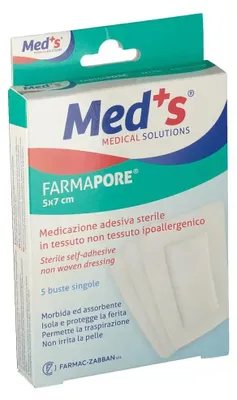 Immagine prodotto di Medicazione Adesiva Meds 5X7Cm 5 Pezzi
