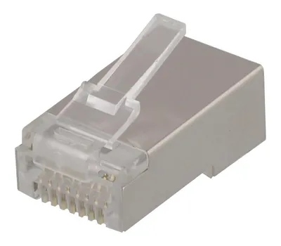 Immagine prodotto di DELTACO Spina RJ45 per cavo patch, Cat6, schermata, confezione da 20