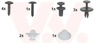 Immagine prodotto di VAN WEZEL Kit di montaggio parafanghi 0969796 Anteriore sinistro Anteriore destro per OPEL Vivaro C Furgone (K0)