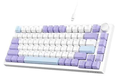 Obrázok produktu pre Mechanická klávesnica TKL s 75% rozloženia a možnosťou výmeny spínačov bez potreby pájacieho prístroja, vybavená lineárnymi spínačmi