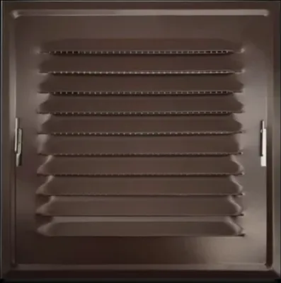 Produktbild von Metallgitter mit Rahmen - versch. Größen und Farben 140 X 140 Braun