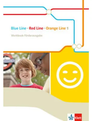 Produktbild von Blue Line - Red Line - Orange Line. Workbook Förderausgabe 5. Klasse