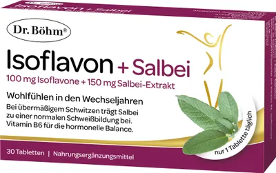 Immagine prodotto di Dr. Böhm Isoflavoni + Salvia compresse, 30 compresse