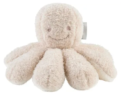 Produktbild von Teddy Octopus Plüschtier, Beige Farbe, weich und kuschelig