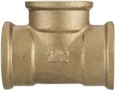 Immagine prodotto di Raccordo A T In Ottone Filettatura Femmina 3/8''