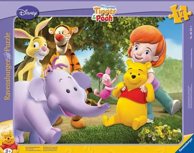 Produktbild von Ravensburger Puzzle - Rahmenpuzzle - 17 Teile - Winnie the Pooh - Im Hundertmorgenwald