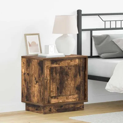 Immagine prodotto di vidaXL, comodino, 2 pezzi, legno di quercia affumicato, 44 x 34,5 x 45 cm