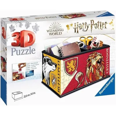 Image de Boîte de rangement puzzle 3D Harry Potter - Ravensburger - 216 pièces - Sans colle - À partir de 8 ans