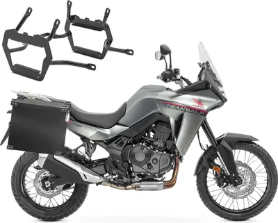 Image de Kit valise en alu + porte-valises adaptable sur Honda Transalp XL 750 23-25 A