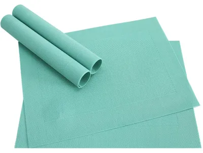 Produktbild von Tischset BORDA 4er Mintgrün Tischunterlage als Tischdeko