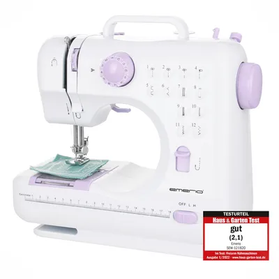 Image de Emerio machine à coudre – 12 programmes – couture avant et arrière – marche arrière automatique – coupe-fil – éclairage – SEW-121820