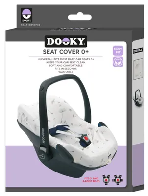 Zdjęcie produktu dla Dooky 1326803, Biały, Pokrowiec na fotelik samochodowy