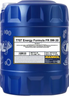 Produktbild von 20 Liter MANNOL 5W-30 O.E.M. 7707 Ford WSS-M2C913-D Ford WSS-M2C913-C Ford WSS-M2C913-B Ford WSS-M2C913-A Volvo VCC 95200377 MB 229.6 Fiat 9.55535-G1 STJLR.03.5003
