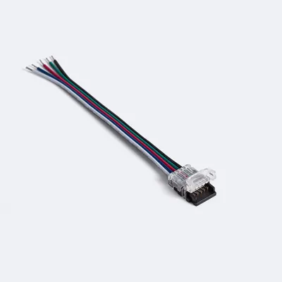 Produktbild von Clip-Verbinder mit Kabel IP20 für LED-Streifen  RGBW