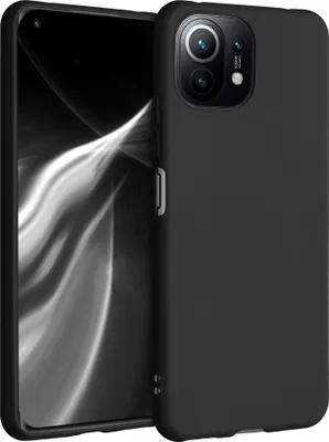 Produktbild von kwmobile Hülle kompatibel mit Xiaomi 11 Lite (5G) NE / Mi 11 Lite (5G) Hülle - weiches TPU Silikon Case - Cover geeignet für kabelloses Laden -