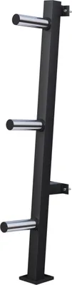 Produktbild von GORILLA SPORTS® Hantelscheibenständer - Hantelständer für Wandbefestigung, 3x30mm und 3x50mm Stangen, Max 300kg - Gewichteständer, Hantelablage