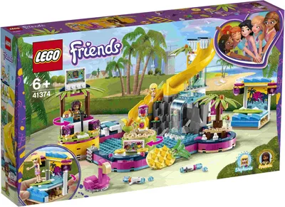 Produktbild von LEGO® Friends Andreas Pool-Party, 41374